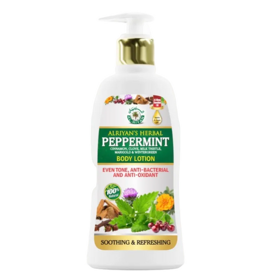 AL-RIYAN HERBAL BODY LOTION 16oz | PEPPERMINT
