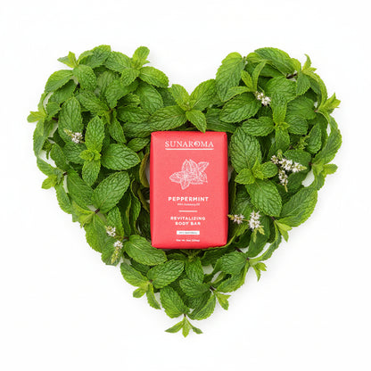 Sunaroma Revitalizing Soap Bar Single 8oz PEPPERMINT