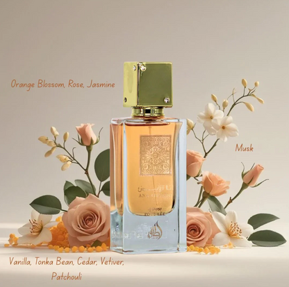 Lattafa I Am White Ana Abiyedh Poudree 60ml Perfume