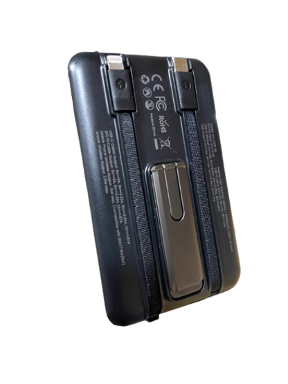 AA-MPB-BK 4in1 Magnetic Wireless Power Bank Built in Cables