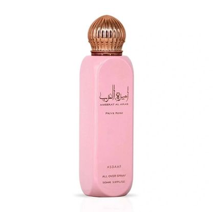 Lattafa All Over Spray Ameerat Al Arab Prive Rose 150ml Body Spray