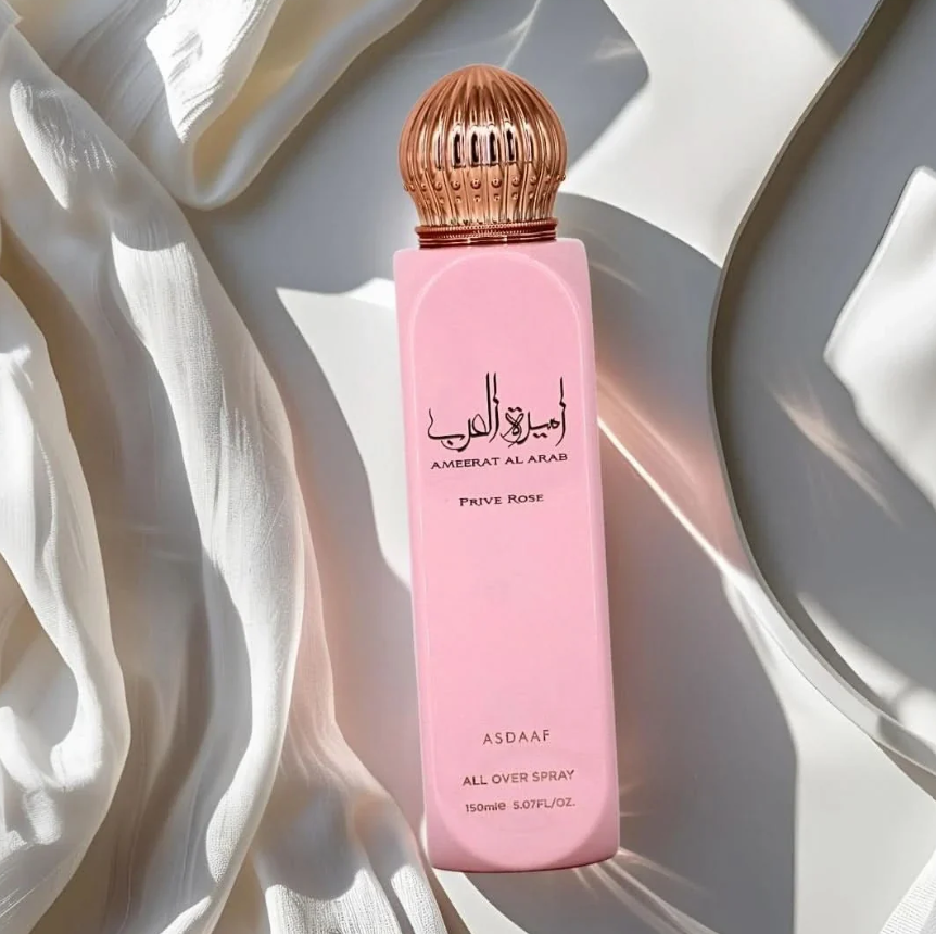 Lattafa All Over Spray Ameerat Al Arab Prive Rose 150ml Body Spray