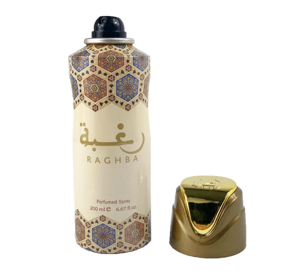 Lattafa Raghba Perfumed Body Spray 200ml 1ct