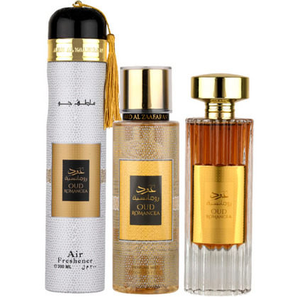 Ard Al Zaafaran Gift Set Oud Romancea 3ct Perfume
