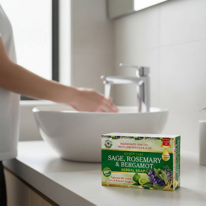 Al-Riyan Sage, Rosemary & Bergamot Soap Bar 1ct
