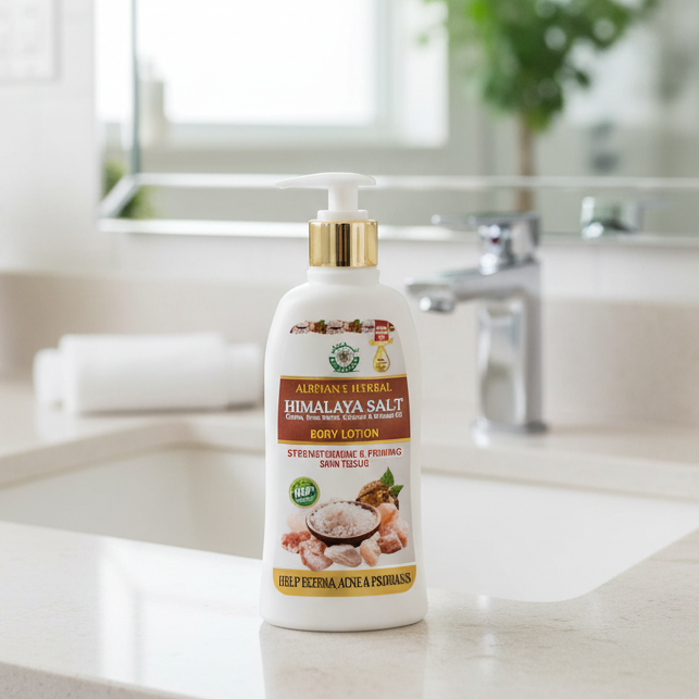 AL-RIYAN HERBAL BODY LOTION 16oz | HIMALAYA  SALT