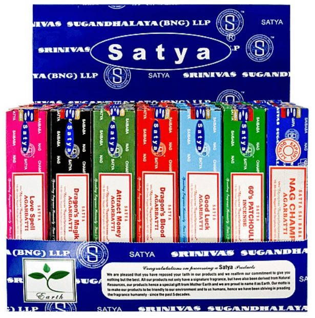 Satya 15 gram * 12 boxes display - SmellsPlus