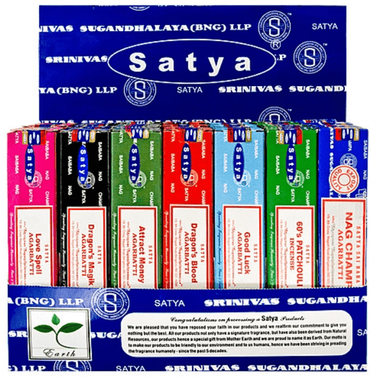 Satya 15 gram * 12 boxes display - SmellsPlus