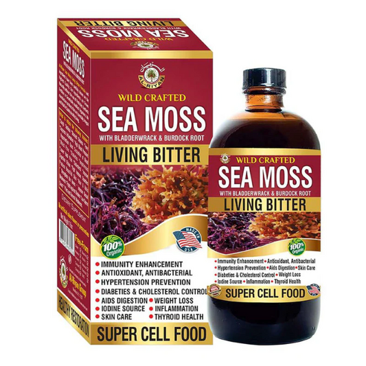 AL-RIYAN Wild Crafted Sea Moss Living Bitter 16oz