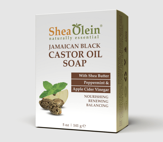 SHEA OLEIN JAMAICAN BLACK CASTOR OIL SOAP BARS 6CT - SmellsPlus