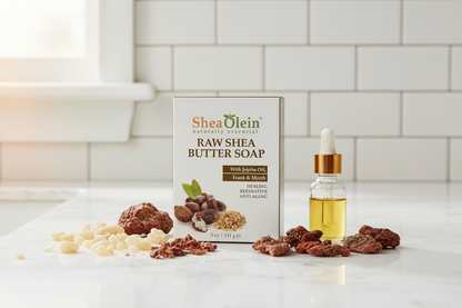 SHEA OLEIN RAW SHEA BUTTER SOAP BARS 6CT - SmellsPlus