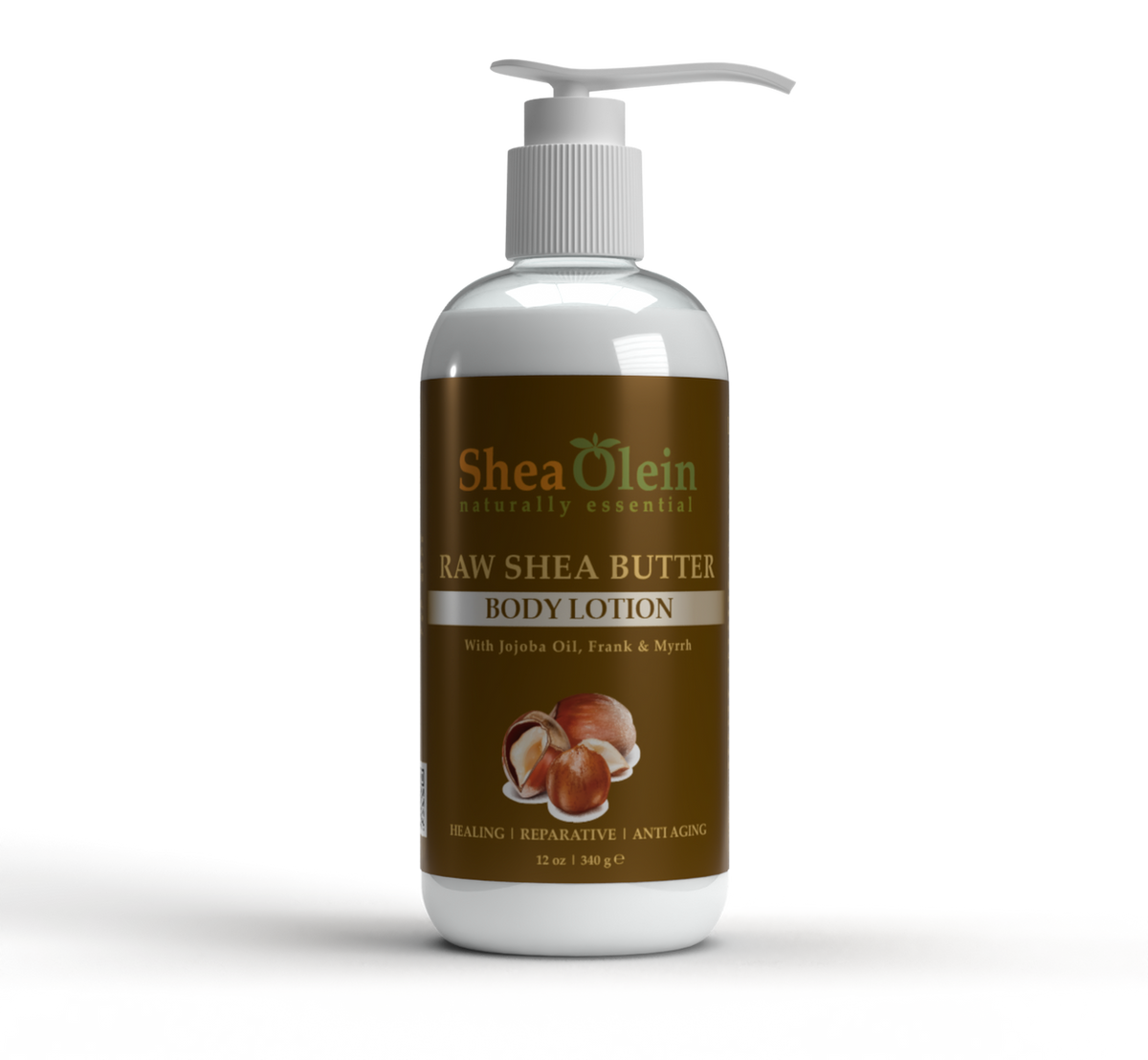 SHEA OLEIN BODY LOTION 12oz | RAW SHEA BUTTER