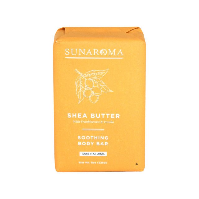 Sunaroma Soothing Soap Bar Single 8oz SHEA BUTTER