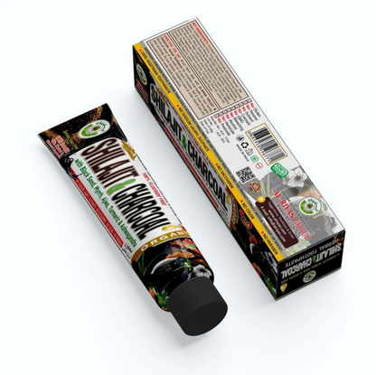Al-Riyan Shilajit & Charcoal 5 in 1 Herbal toothpaste 1ct Single