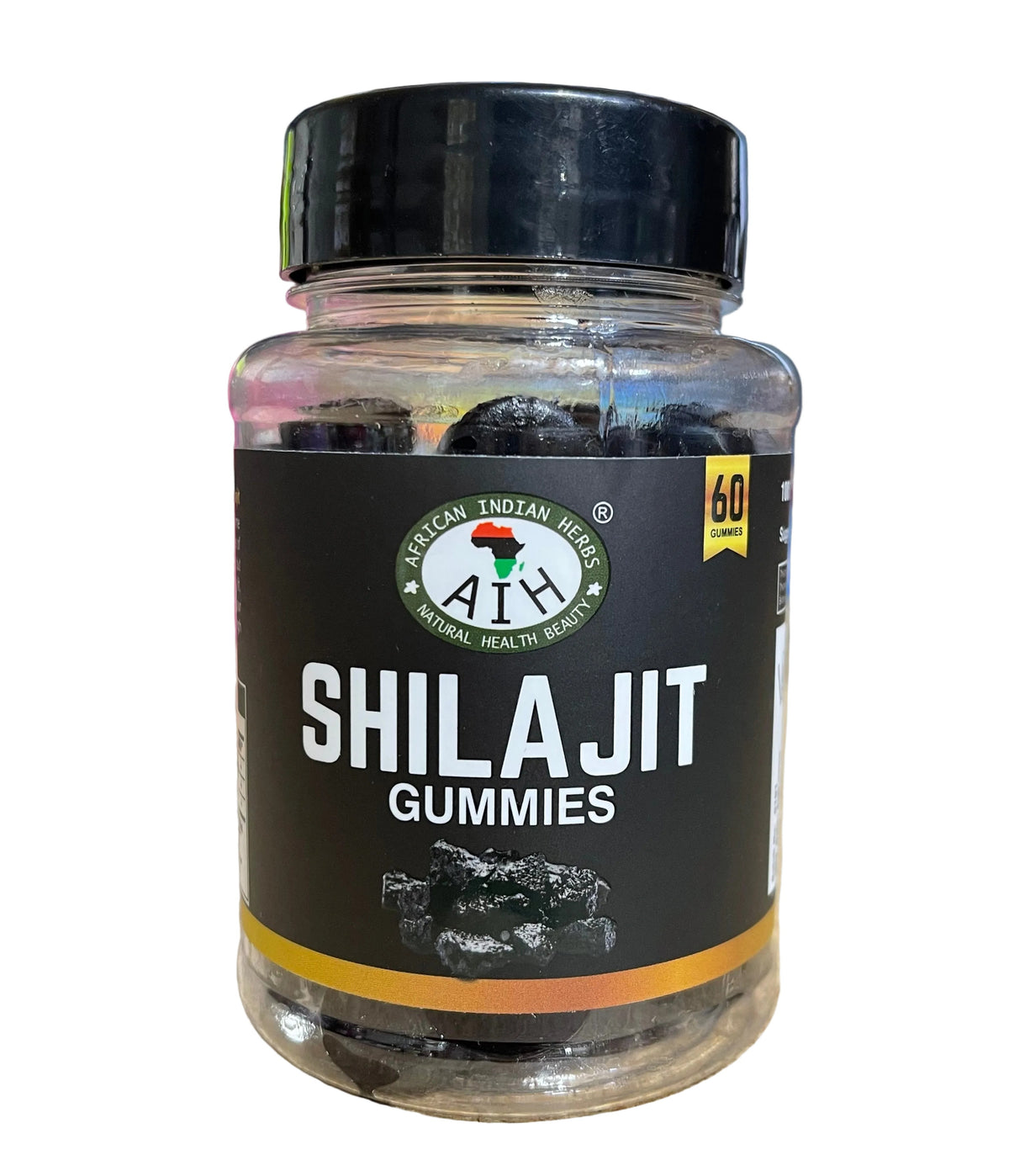 African Indian Herbs Shilajit Gummies 60ct Jar