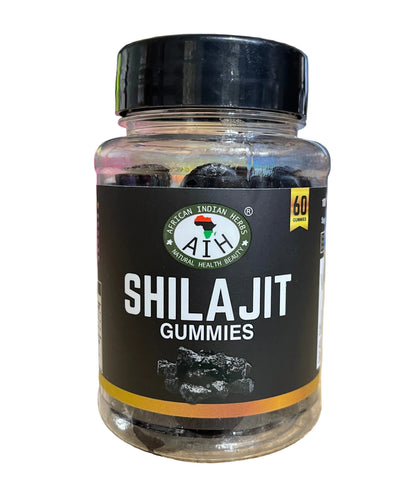 African Indian Herbs Shilajit Gummies 60ct Jar