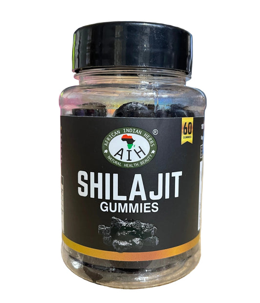African Indian Herbs Shilajit Gummies 60ct Jar