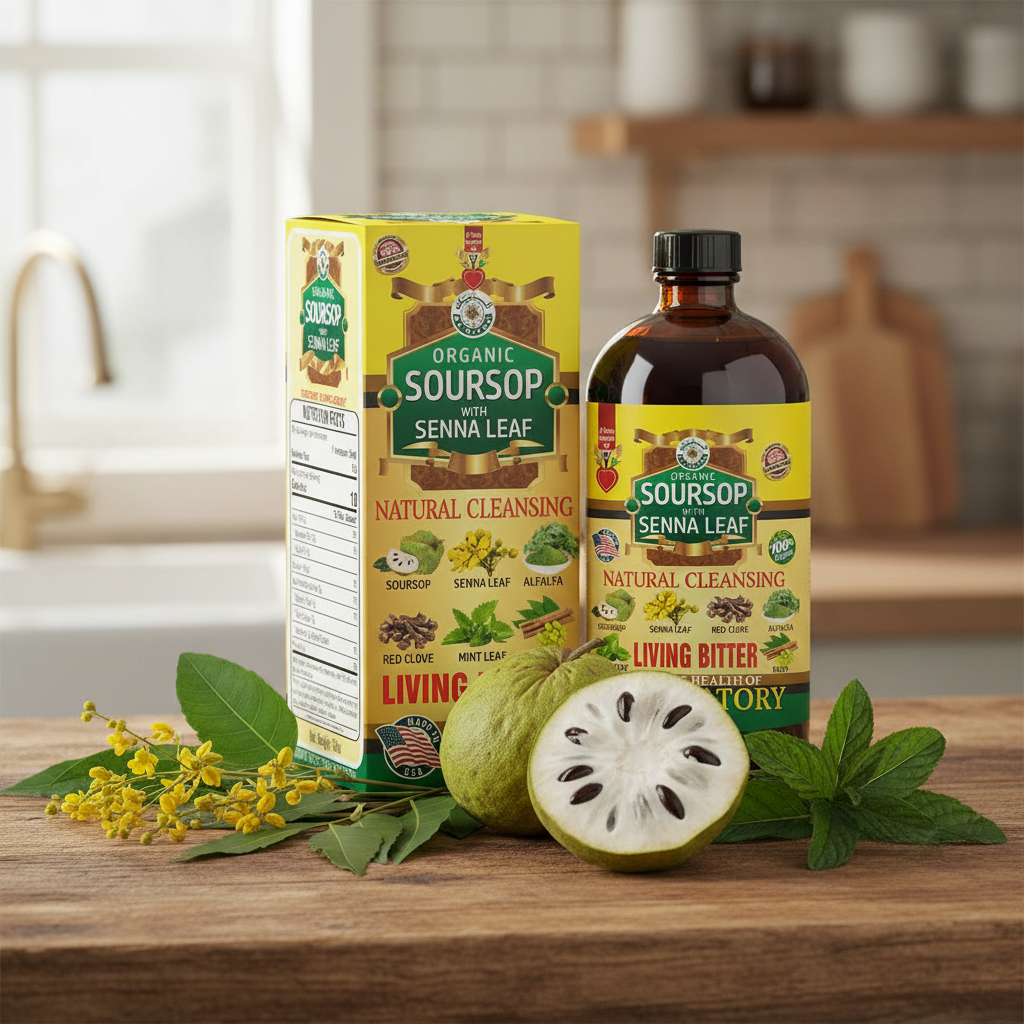 AL-RIYAN Organic Soursop with Senna Leaf Bitter 16oz