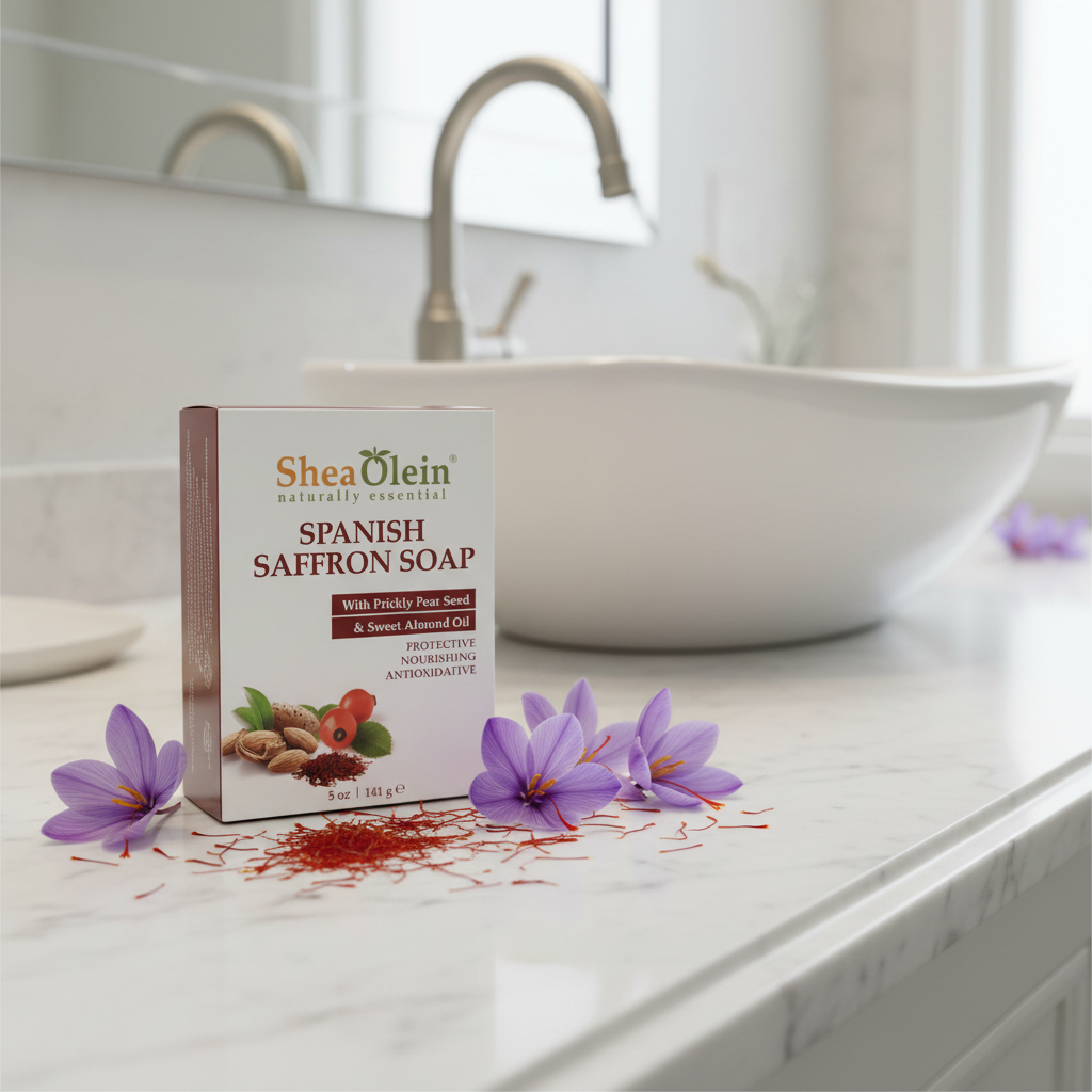 Shea Olein SPANISH SAFFRON Soap Bar Single 1CT