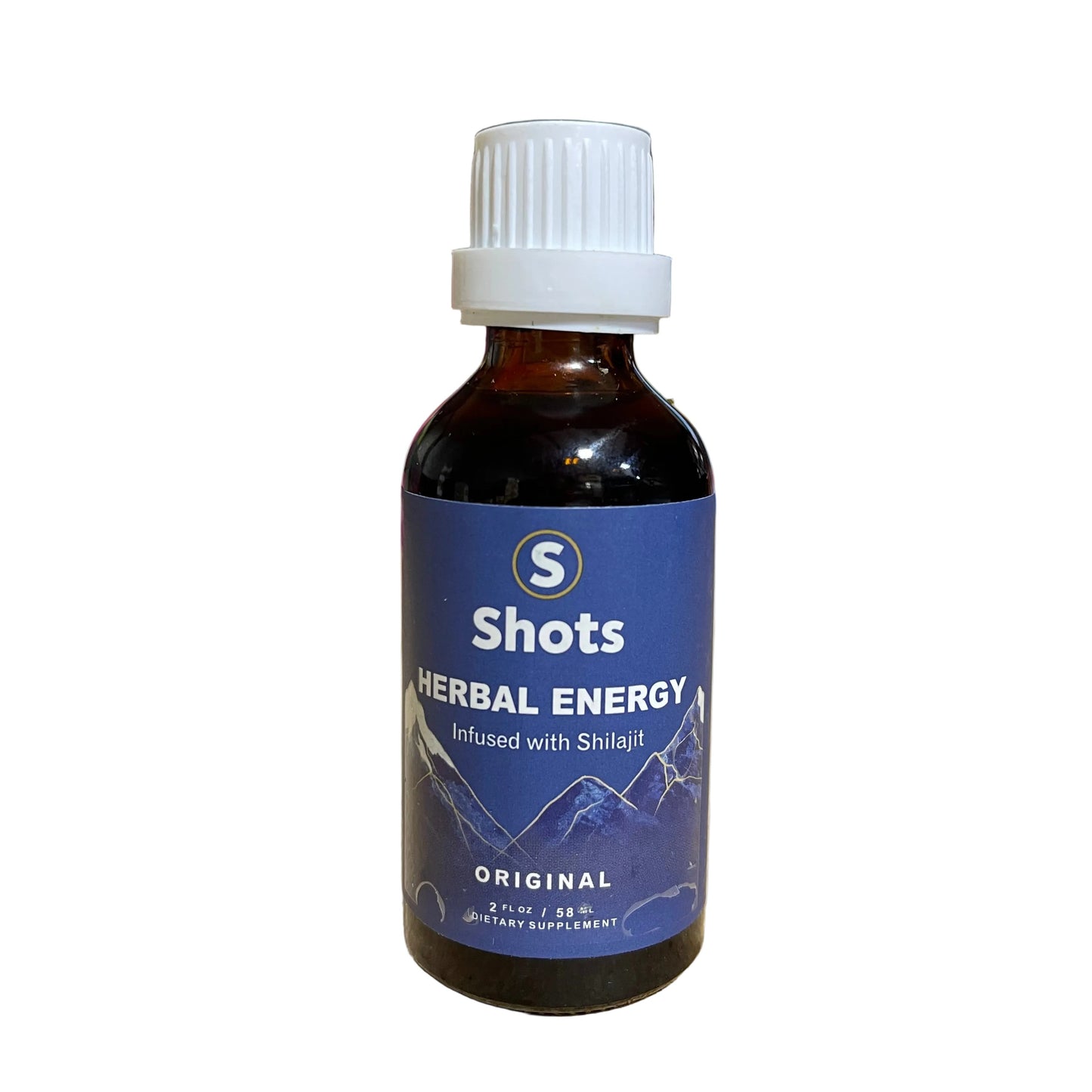 African Indian Herbs S Shot Herbal Energy Shilajit Shot 2floz Bottle