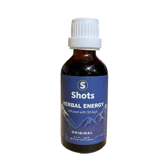 African Indian Herbs S Shot Herbal Energy Shilajit Shot 2floz Bottle