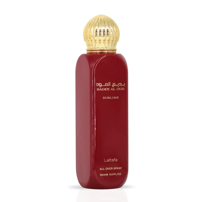 Lattafa All Over Spray Badee Al Oud Sublime 150ml Body Spray