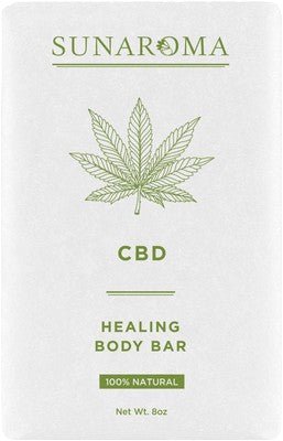 SUNAROMA GENTLE SOAP BAR 8oz 6ct CBD - SmellsPlus