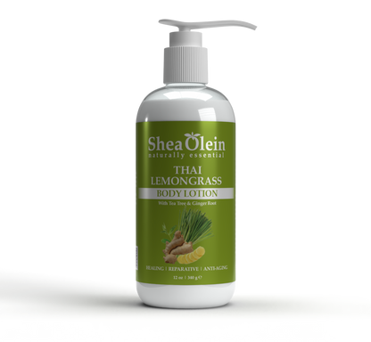 SHEA OLEIN BODY LOTION 12oz | THAI LEMONGRASS