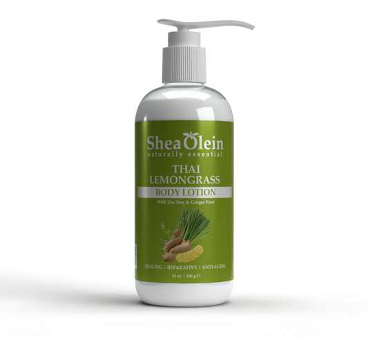 SHEA OLEIN BODY LOTION 12oz | THAI LEMONGRASS