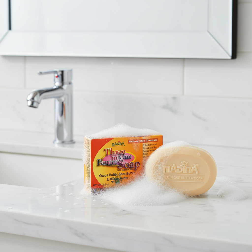 Madina Three In One Butter Soap Bar 1ct