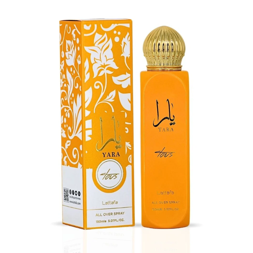 Lattafa All Over Spray Yara Tous 150ml Body Spray