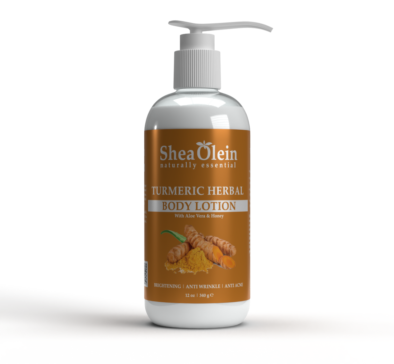 SHEA OLEIN BODY LOTION 12oz | TURMERIC HERBAL