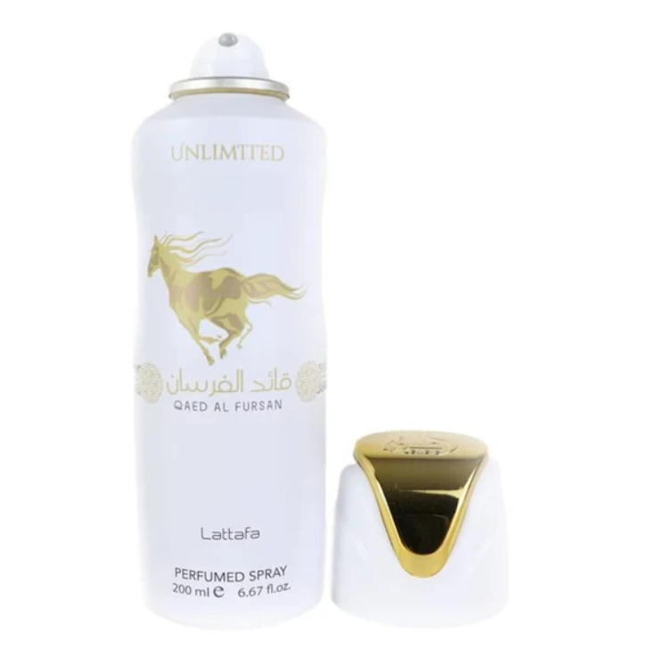 Lattafa Qaed Al Fursan Unlimited Perfumed Body Spray 200ml 1ct