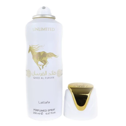 Lattafa Qaed Al Fursan Unlimited Perfumed Body Spray 200ml 1ct