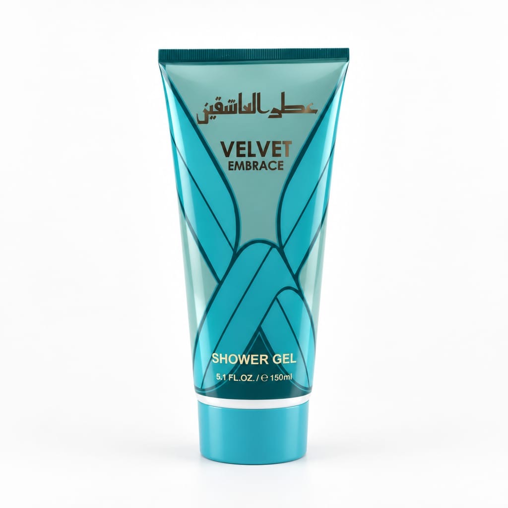 Velvet Embrace V24 turquoise shower gel tube