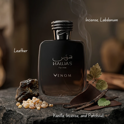 Rasasi Hawas For Him Venom 100ml Perfume
