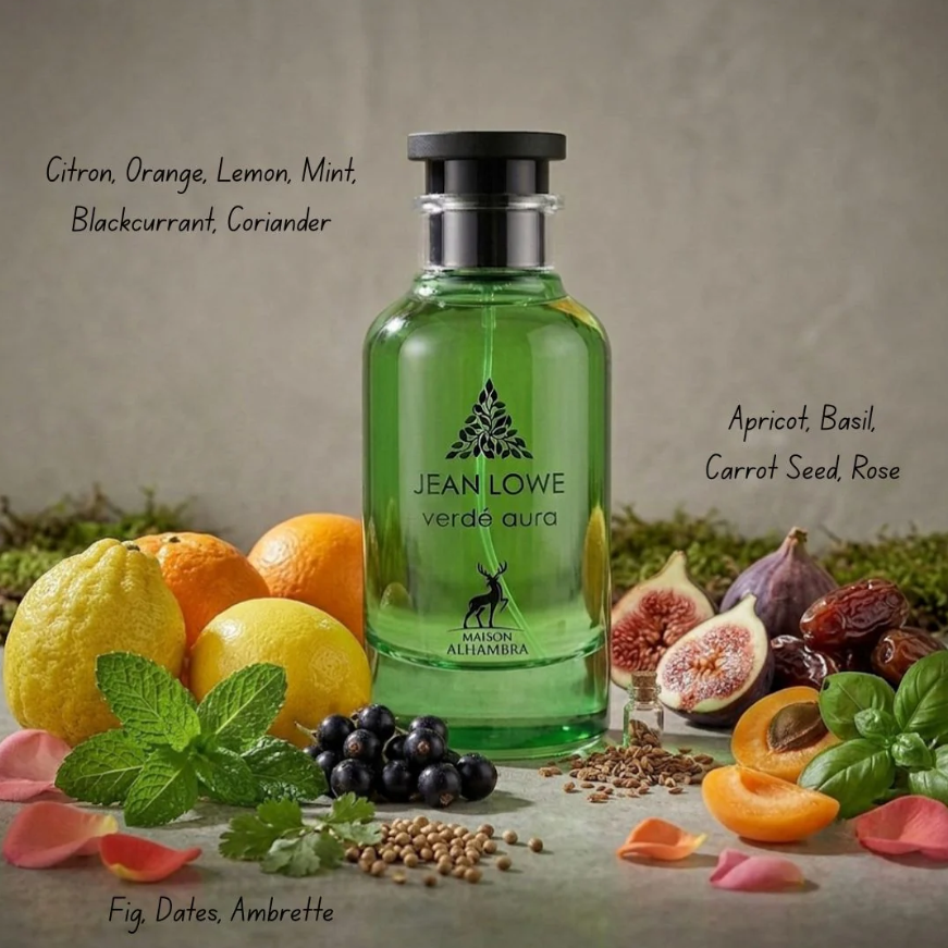 Maison Alhambra Jean Lowe Verde Aura 100ml Perfume