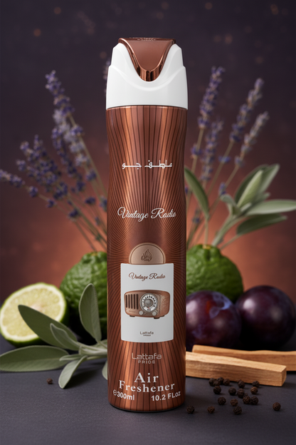Lattafa Air Freshener Vintage Radio 300ml 1ct Single